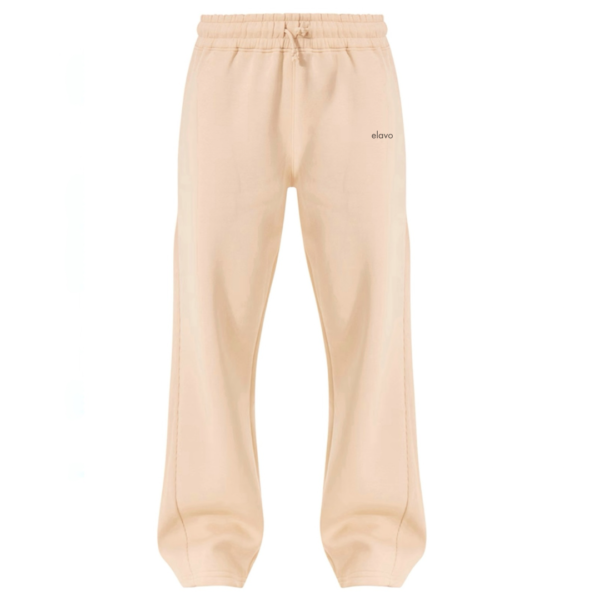 Straight leg Fleece Jogger | Beige
